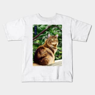 Maine Coon - White Kids T-Shirt